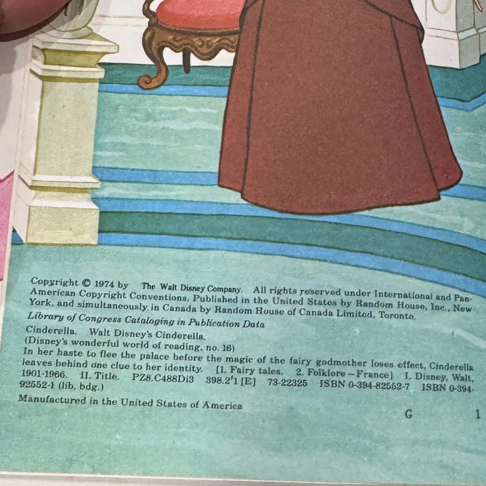 Walt Disney's ‘Cinderella’ part of the Disney's Wonderful World of Reading Books